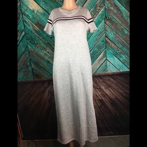 Roolee Striped Sporty Maxi Dress